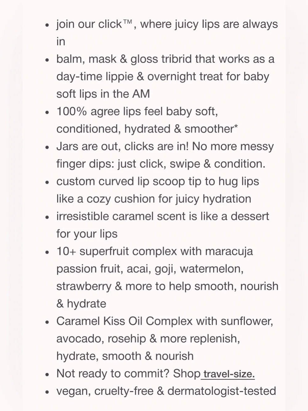 Tarte maracuja juicy melt mask In Glaze-Clear